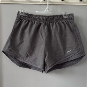 gray nike shorts